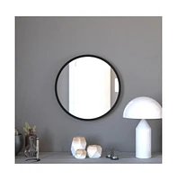 Merrick Lane Monaco Accent Wall Mirror With Metal Frame For Bathroom, Vanity, Entryway, Dining Room