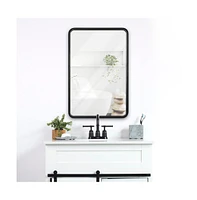 Wall Mirror Large Mirror, Rustic Accent For Bathroom, Entry, Dining Room, & Living Room. Metal