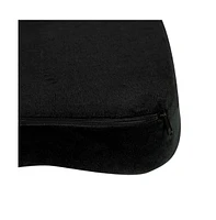 Memory Foam Portable Chair Seat Cushion With Zippered Removable Cover