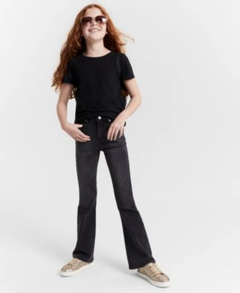 Epic Threads Girls Solid T Shirt Camden Flared Jeans Created For Macys