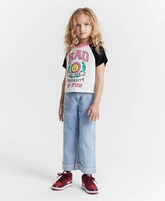 Epic Threads Girls Rad Graphic T Shirt Barnet Wide Leg Jeans Created For Macys
