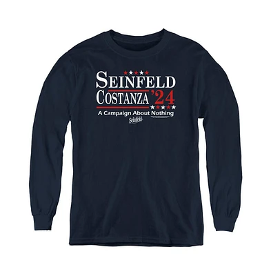 Seinfeld Boys Youth Election Tee / T-Shirt Long Sleeve