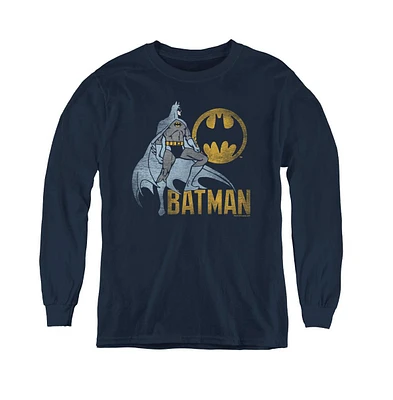 Batman Boys Youth Knight Watch Long Sleeve Sweatshirts