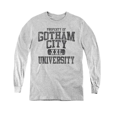 Batman Boys Youth Property Of Gcu Long Sleeve Sweatshirts