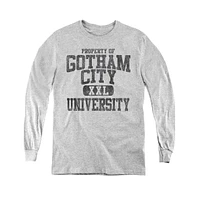 Batman Boys Youth Property Of Gcu Long Sleeve Sweatshirts