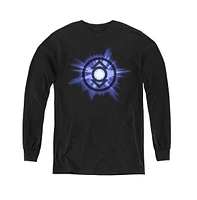 Green Lantern Boys Youth Indigo Glow Long Sleeve Sweatshirts