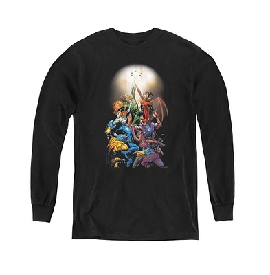 Green Lantern Boys Youth Gl New Guardians 1 Long Sleeve Sweatshirts