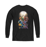 Green Lantern Boys Youth Gl New Guardians 1 Long Sleeve Sweatshirts