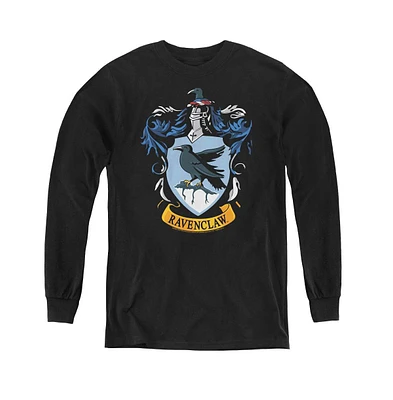 Harry Potter Boys Youth Ravenclaw Crest Long Sleeve Sweatshirts