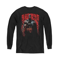 Batman Boys Youth Red Knight Long Sleeve Sweatshirts