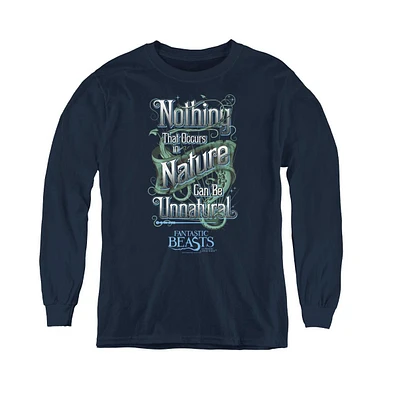 Fantastic Beasts Boys Youth Unnatural Long Sleeve Sweatshirts