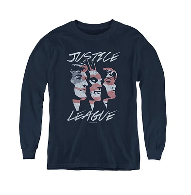 Justice League Boys of America Youth For Long Sleeve Sweatshirts