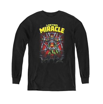 Justice League Boys of America Youth Mister Miracle Long Sleeve Sweatshirts