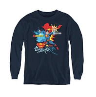 Superman Boys Youth Abilities Long Sleeve Sweatshirts