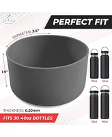 Zulay Kitchen Silicone Protector Boots for Wide and Narrow Mouth Water Bottles