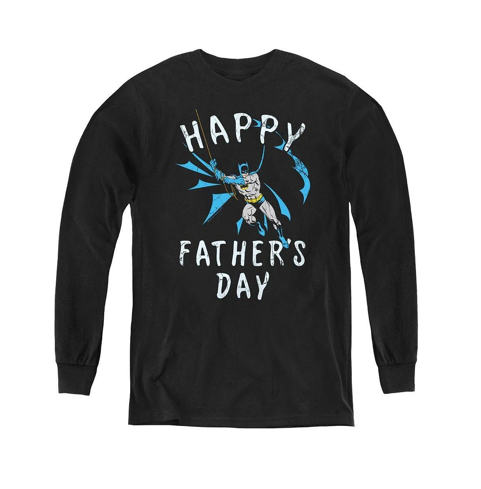 Batman Boys Youth Fathers Day Long Sleeve Sweatshirts