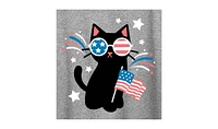 Hybrid Apparel Trendy Plus Usa Cat Graphic T-Shirt