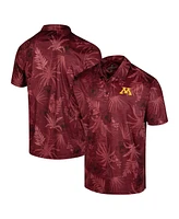 Colosseum Men's Black Iowa Hawkeyes Big Tall Palms Polo