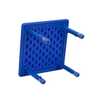Emma+Oliver 24" Square Plastic Height Adjustable Activity Table