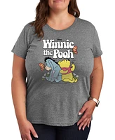 Hybrid Apparel Trendy Plus Winnie the Pooh Graphic T-Shirt