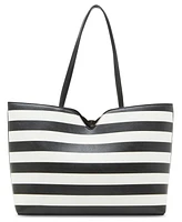 Betsey Johnson Striped Bow Tote