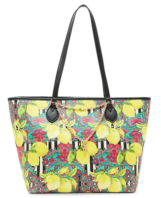 Betsey Johnson Fresh N Fruity Tote With Necklace