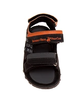 Beverly Hills Polo Club Toddler Double Hook and Loop Sport Sandals