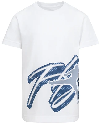 Jordan Little Boys Mesh Flight Short Sleeve Tee