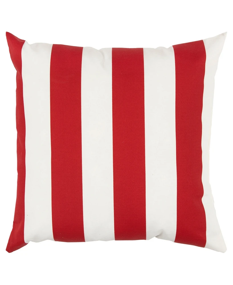 Rizzy Home Stripe Polyester Filled Decorative Pillow22" x 22"