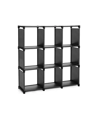 Slickblue 9 Cube Diy Storage Shelves Open Bookshelf Closet Organizer Rack Cabinet