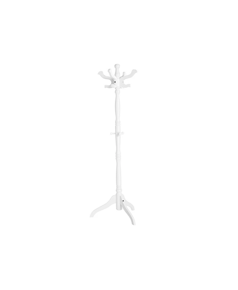 Slickblue Freestanding Coat Rack With 11 Hooks, Hall Tree For Coats, Bags, Purses, Hats, For Entryway, Hallway