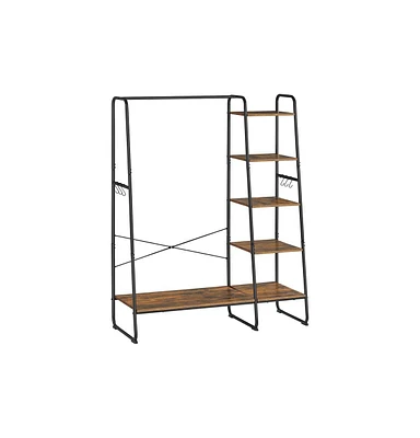 Slickblue Clothing Rack With Shoe Shelf