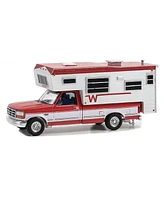 Greenlight Collectibles 1/64 1995 Ford F-250 Long Bed with Winnebago Slide-In Camper, Hobby