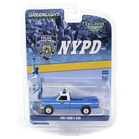 Greenlight Collectibles 1/64 1991 Ford F-250, Nypd Emergency Services, Hobby Exclusive