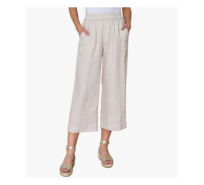 Stella Carakasi Women's Pull On Linen City Pants