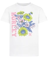 Hurley Big Girls Flourish Short Sleeve T-shirt