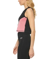 Dkny Women's Colorblocked Cropped Tank Top