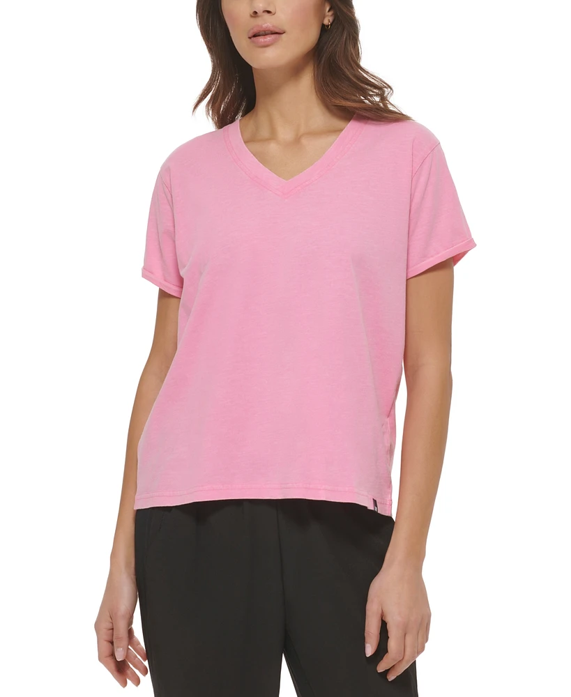 Dkny Sport Women's V-Neck T-Shirt