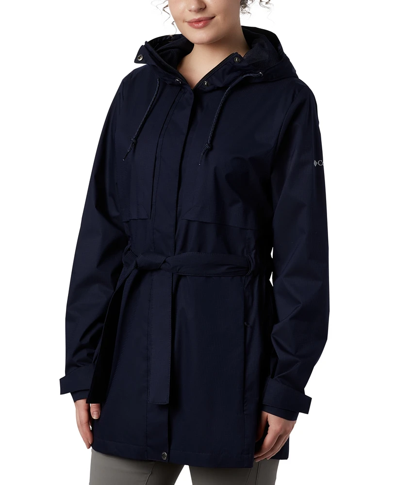 Columbia Women's Pardon My Trench Water-Resistant Rain Jacket