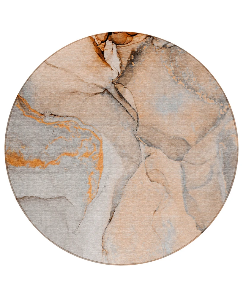 Addison Chantille Machine Washable ACN506 8'x8' Round Area Rug
