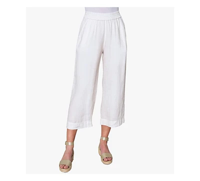 Stella Carakasi Women's Pull On Linen City Pants