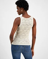 I.n.c. International Concepts Women's Crochet Tank Top, Created for Macy's