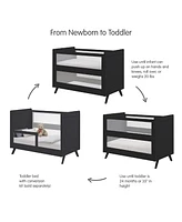 BreathableBaby Breathable Mesh 3-in-1 Convertible Crib - Greenguard Gold Certified