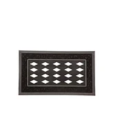 Evergreen Indoor Outdoor Doormat Bundle Set of 5 - Frame and 4 Welcome Seasonal Inserts Pumpkins Lemonade Snowman Floral