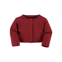 Touched by Nature Baby Girls Organic Cotton Dress and Cardigan