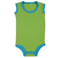 Luvable Friends Baby Boys Cotton Sleeveless Bodysuits 5pk, Crab, 12-18 Months