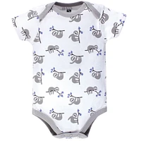 Hudson Baby Boys Cotton Bodysuits 5pk