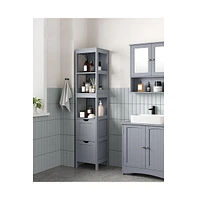 Slickblue Bathroom Floor Cabinet With 2 Drawers