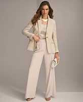 Donna Karan Women's Tweed One-Button Blazer