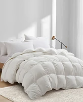 Unikome Heavyweight White Goose Down Feather Comforter, Twin